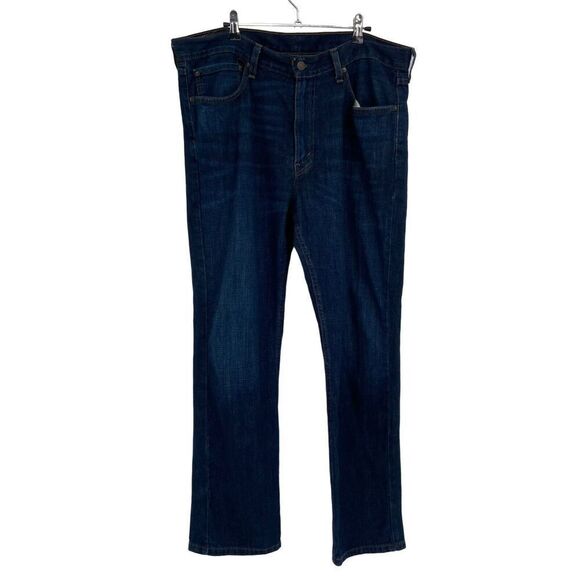 Levi’s Mens 514 Straight Leg Jeans Dark Wash 36X30 - Picture 1 of 9